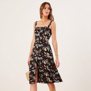 Reformation Persimmon Dress in Brasilia